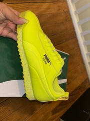 PUMA Roma Retro Speckle JR Yellow Unisex Kids Low-Top Sneakers 4C 38686301