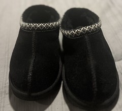 UGG Unisex Kid’s Suede Tasman II Slippers 1019066K Black Size US 13 UK 12 EU 31