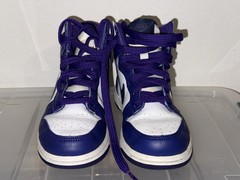 Nike Air Dunk High Electro Purple Kids Size 13c