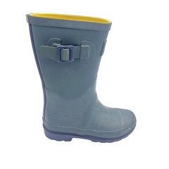 Joules Rain Boots Youth Size 2 Blue JNR Field Welly Rubber Waterproof EU33 UK1