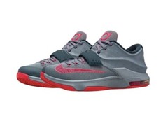 NIKE KD VII 7 GS SZ 6.5Y KEVIN DURANT CALM BEFORE STORM HYPER PUNCH 669942-001