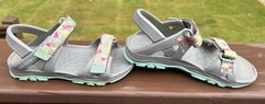 Youth Merrell Sz 13 Select Grip Hydro Drift Grey/Lime Sandals 12UK Boys Girls