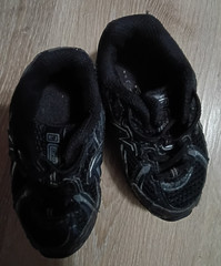 New Balance 740 Sneakers Stretch Laces Toddler Size US 7 Black Elastic Lace