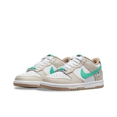 Nike Dunk Low Split Seam White Tan Mint GS Kids DX6063-131 New Authentic