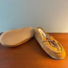J. Crew Crewcuts Kids Sherpa Suede Lodge Slippers Kids Size 11