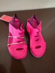 Nike Sunray Protect 3 Slingback Sandal Kids 2Y Pink Swoosh Logo DH9462-602 N247