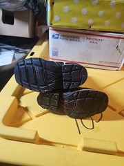 New Potrillo Salvaje Little Boy’s Black Leather Slip on Western Cowboy Boots 8