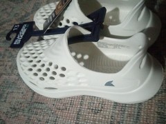 Rugged Shark Koi Fish White Slip On Water Sport Shoes Sz. 13
