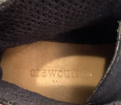 J.Crew crewcuts navy blue Leather Chukka Boots Kids Size 11 Lace Up Ankle Casual