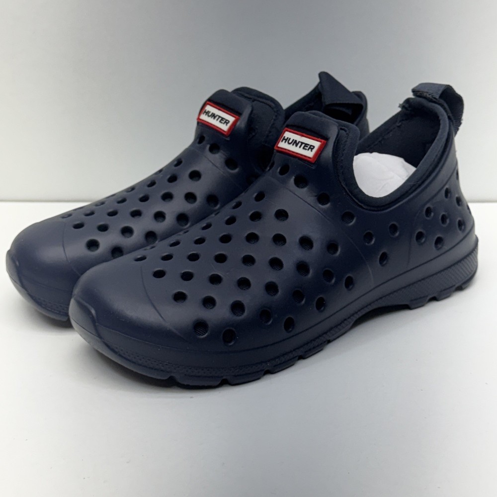 Hunter Kids Original Lightweight Outdoor Navy Blue Shoe Sz Girl 2 Boys 1 – 32 EU