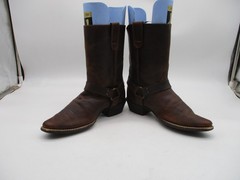 Ariat Brown Leather Square Toe Short Riding Belted Boots Youth Size 2