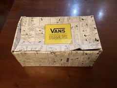 Vans ( Peanuts) Charlie Brown Christmas Tree & Snoopy Slip on Sneakers 8.5 Kids