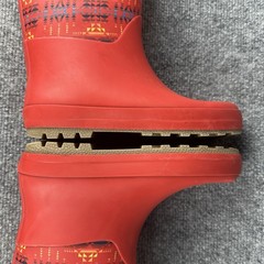 Pendleton Pilot Rock Mid Rain Boots Kids US 13/1 Red Rubber Waterproof