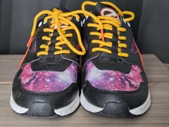 HEELYS Force Galaxy Roller Shoes Sneakers Orange Black Youth Sz 6