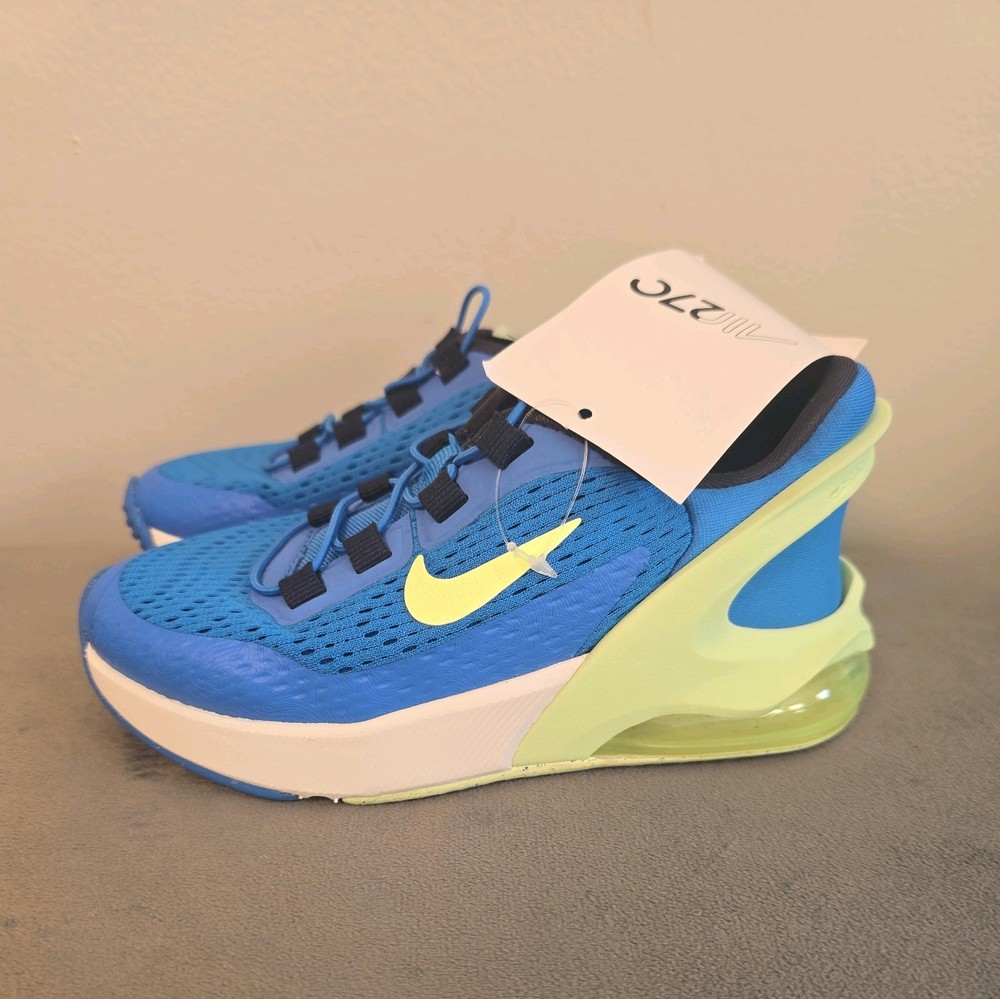 Nike Air Max 270 Go TD Easy On Off Blue Sneaker Shoe Toddler Kid Boy Girl 10.5C