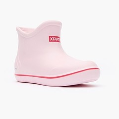 XTRATUF Little Kids’ TUFS Ankle Deck Boot Bubble Gum – XKTF400C, Bubble Gum