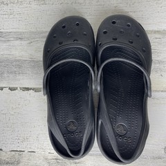 Crocs Black Double Strap Clog Comfort Slip-on Shoes Size 4 Women’s