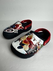 Crocs Marvel Avengers Clogs Junior Size 1 Shoes Captain Marvel Navy Patch Clog