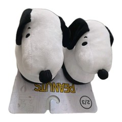 Peanuts Snoopy kids Plush Slippers indoor house shoes AU 2/3 New