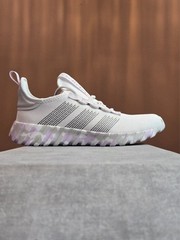 adidas Kaptir Flow – White Grey Purple Camo (JR0430) Size 5Y Women’s 6
