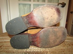 Mexico Square Toe 2 Tone Brown Leather Western Boots Youth size 4 Mex 24