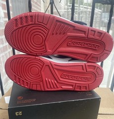 Size 6-JORDAN FLIGHT 45 HIGH BLUE-RED CZ8768-400) Size 5.5Y