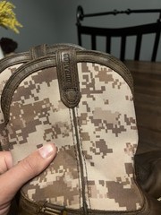 Durango Square Toe Boots Desert Digital Camo DBT0208Y Youth Sz 4 M Western