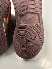 Size 5.5Y – Nike Air Jordan 1 Mid Plaid Night Maroon Black White FD5460-608
