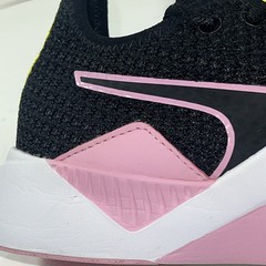 Puma Unisex Kids Incite Sneaker Black Pink Yellow Sz 6C