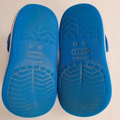 CROCS Crocband Unisex Clogs Blue White Pokemon Jibbitz Eeve Naruto Anime Size J1