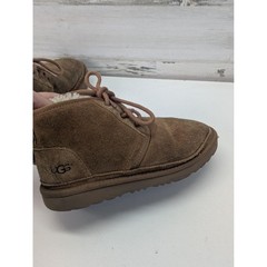 UGG Neumel Chukka Boots Youth Size 3 Chestnut Suede Shearling 1017320K