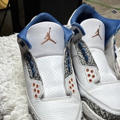 Jordan Air Jordan 3 White/Blue/Gray Athletic Sneakers 7Y DM0967-148