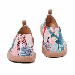 Kid Size UIN Slip On Shoes Canvas Comfortable Loafers „Little Tiger“