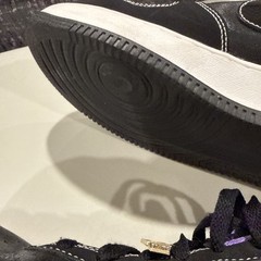 Nike Air Force 1 Low ’07 LV8 ‚World Champ‘ Youth Size 7Y Black Purple DQ0300-001