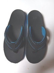 OP Black and Blue Thong Flip Flop Sandals unisex US Size 2