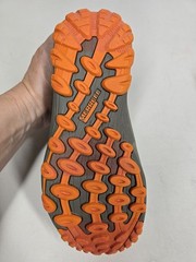 Merrell Chameleon 7 Access Mid WTRPF Hiking Boot Unisex Child 1.5M Grey Orange