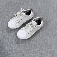 Sperry Kids Crest Vibe White Leather Low Top Sneakers STK262731 Size 1M