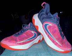 Nike IH7662-600 Athletic Lace-Up Low Top Sneaker Unisex Kids 6.5Y Pink