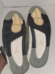 Nike Air Jordan 4 Retro Craft Medium Olive Pale Vanilla US 5Y Fb9928 200 With Bx