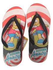 BART SIMPSON Flip Flops Youth Size M 12-13 – Skate n Annoy – Brand New