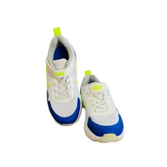 Nike WearAllDay Ps ‘White Volt Royal’ Yellow Blue – Kids Size US 1.5Y