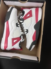 Air Jordan 4 Retro PS Pre School 12C Red Cement