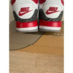 Nike Air Jordan 3 Retro Fire/Red Cement Kids Sneakers DM0966-160- SZ 2.5 Y