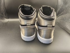 Jordan 1 Retro High OG PS Black Medium Grey White Kids High Top Sneakers 2.5y