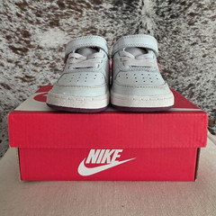 Nike Dunk Low TD White/Pink/Purple Colorblock Hook & Loop Sneaker 5C FZ3551-612