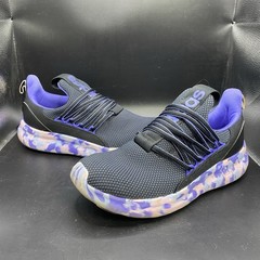 Adidas Lite Racer Adapt 7.0K Black White Camo Slip On Shoes Size 7 Youth IE6383