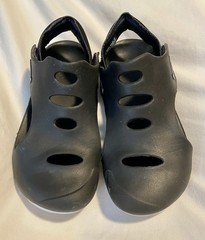 *EUC* Nike Sunray Protect 3 Black/White – Size 3Y – Youth-Kid Shoes-Hook & Loop