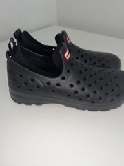 Hunter Black Original Lightweight Outdoor Water Shoes Kids Sz 2.5 S082