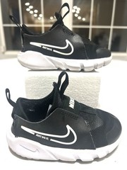 Nike Toddler Size 7C Flex Runner 2 Athletic Running Shoes Black DJ6039-002