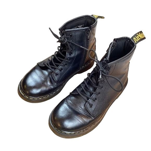 Dr. Martens Pascal 1460J Lace Up Leather Boots Youth 2 Brown